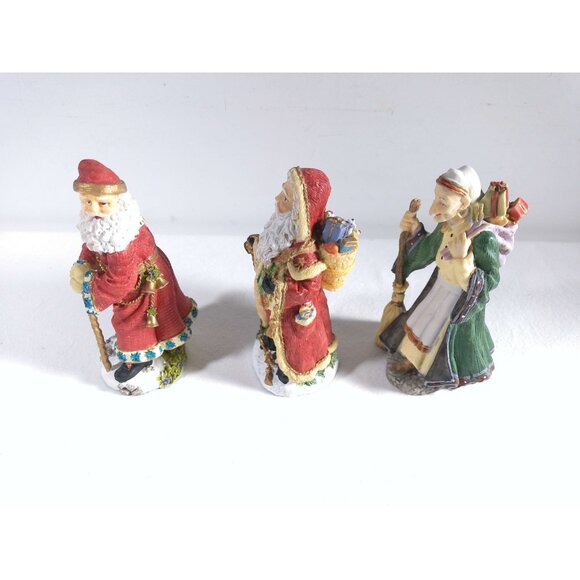 3 Boxes Of The International Santa Claus Collection Figures With Original Boxes - Picture 8 of 11